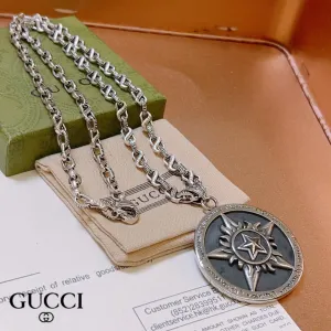 【GUCCI】ネックレス、新しいネックレス万能シンプルファッションオーナメント