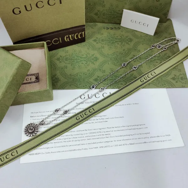 【GUCCI】ネックレス、新しいネックレス万能シンプルファッションオーナメント