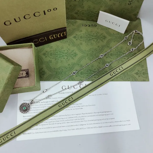 【GUCCI】ネックレス、新しいネックレス万能シンプルファッションオーナメント