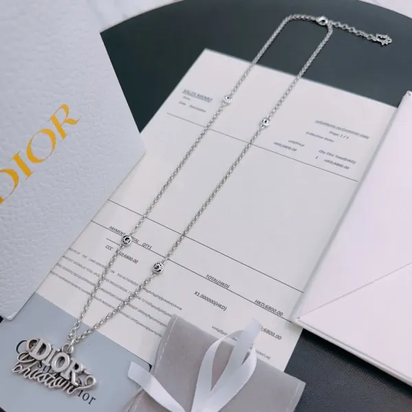 【DIOR】ネックレス、新しいネックレス万能シンプルファッションオーナメント 241015