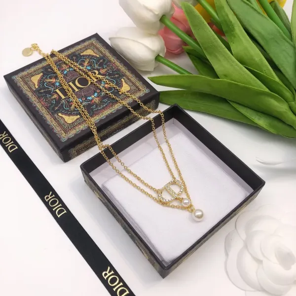 【DIOR】ネックレス、新しいネックレス万能シンプルファッションオーナメント