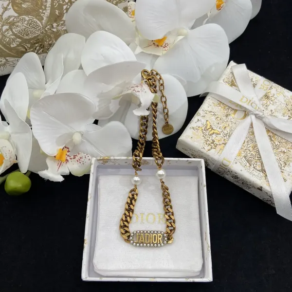 【DIOR】ネックレス、新しいネックレス万能シンプルファッションオーナメント