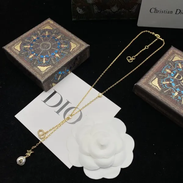 【DIOR】ネックレス、新しいネックレス万能シンプルファッションオーナメント
