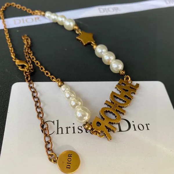 【DIOR】ネックレス、新しいネックレス万能シンプルファッションオーナメント