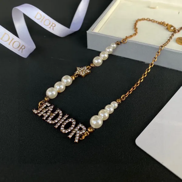 【DIOR】ネックレス、新しいネックレス万能シンプルファッションオーナメント