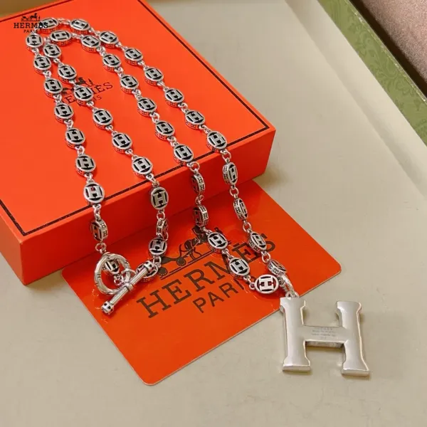 【HERMES】ネックレス、新しいネックレス万能シンプルファッションオーナメント 240730