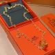 【HERMES】ネックレス、新しいネックレス万能シンプルファッションオーナメント 240730