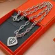 【 HERMES】ネックレス、新しいネックレス万能シンプルファッションオーナメント 2473