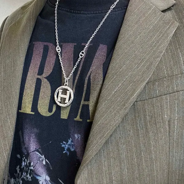 【HERMES】ネックレス、新しいネックレス万能シンプルファッションオーナメント 2473