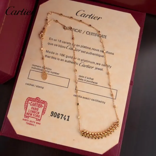 【CARTIER】ネックレス、新しいネックレス万能シンプルファッションオーナメント