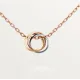 大人気！【カルティエ】ギフトに◎ トリニティ ネックレス 18K