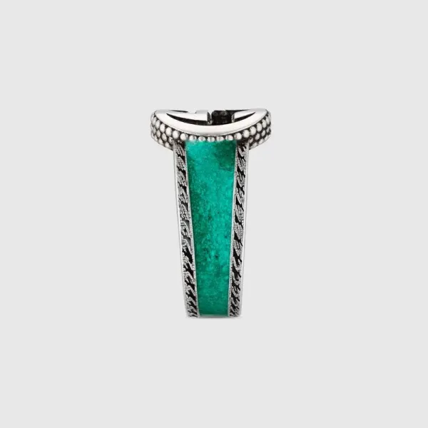 GUCCI エナメル インターロッキングG ブレスレット