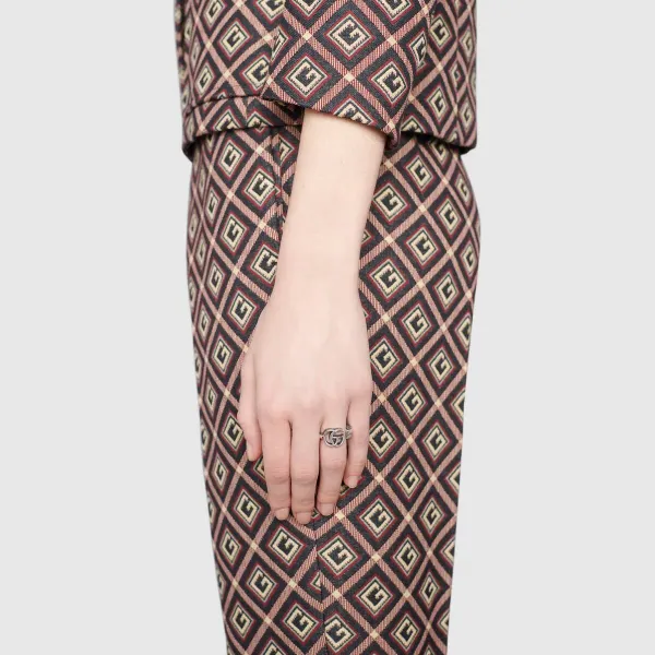 GUCCI エナメル インターロッキングG ブレスレット