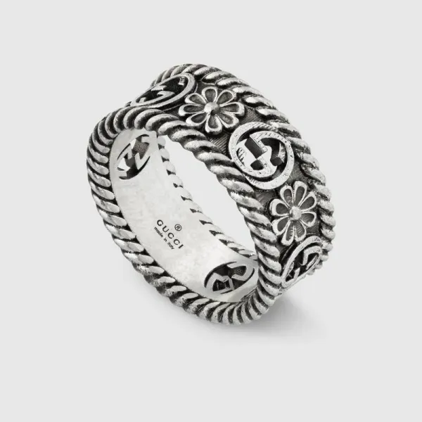 GUCCI エナメル インターロッキングG ブレスレット