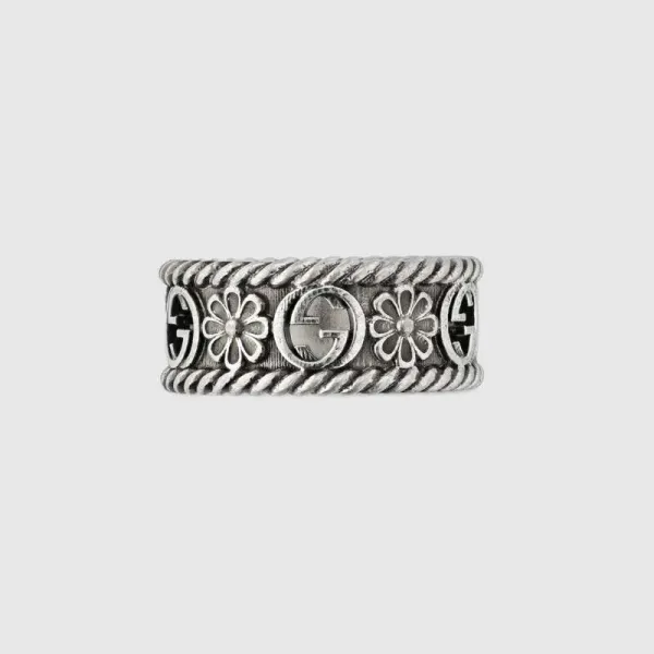 GUCCI エナメル インターロッキングG ブレスレット