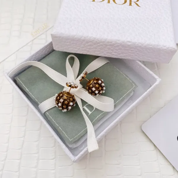【DIOR】 ディオール   ファッションスタイルのイヤリング
