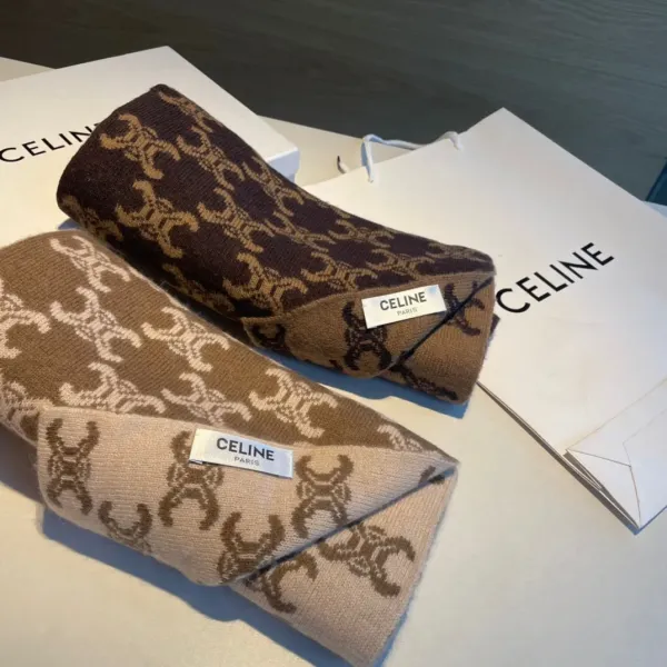 【CELINE セリーヌ】スカーフ  30*180CM    241108