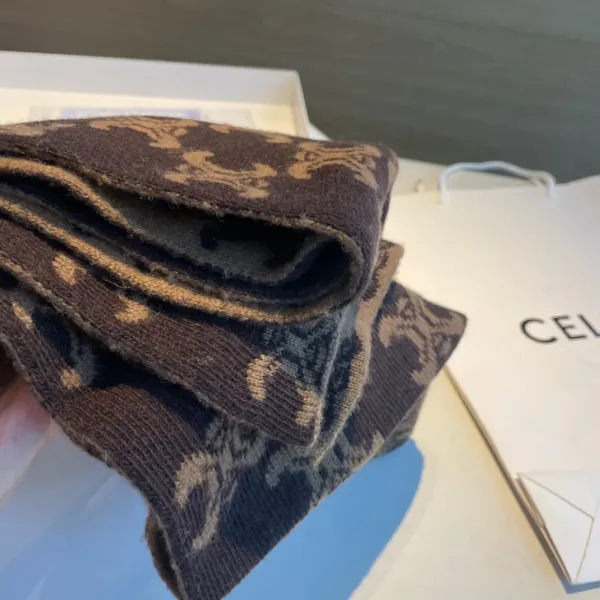 【CELINE セリーヌ】スカーフ  30*180CM    241108