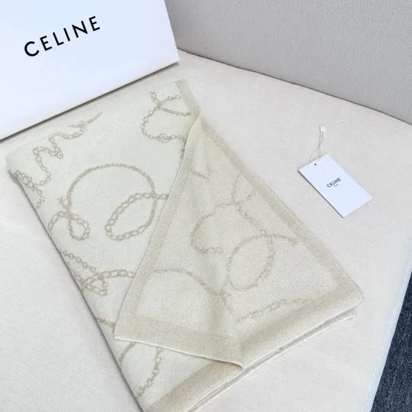 【CELINE セリーヌ】スカーフ  62*195CM  241108