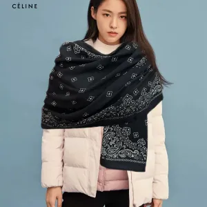 【CELINE セリーヌ】スカーフ 65*185CM  241108