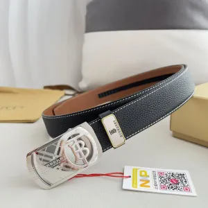 【BURBERRY 】(バーバリー) 3.5cmベルト メンズ 240904