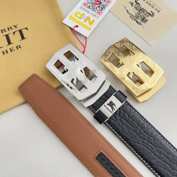 【BURBERRY】(バーバリー) 3.5cmベルト メンズ