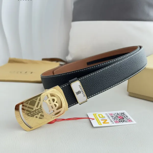 【BURBERRY】(バーバリー) 3.5cmベルト メンズ
