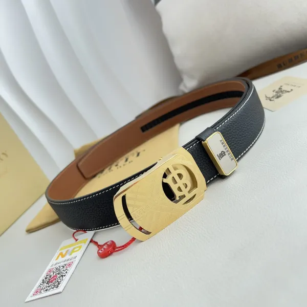 【BURBERRY】(バーバリー) 3.5cmベルト メンズ