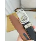 【BURBERRY】(バーバリー) 3.5cmベルト メンズ