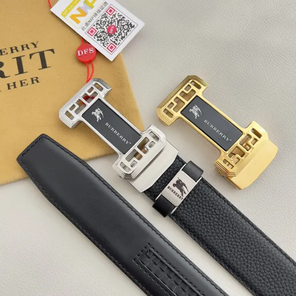 【BURBERRY】(バーバリー) 3.5cmベルト メンズ