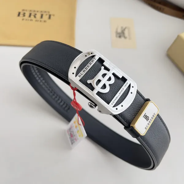 【BURBERRY】(バーバリー) 3.5cmベルト メンズ