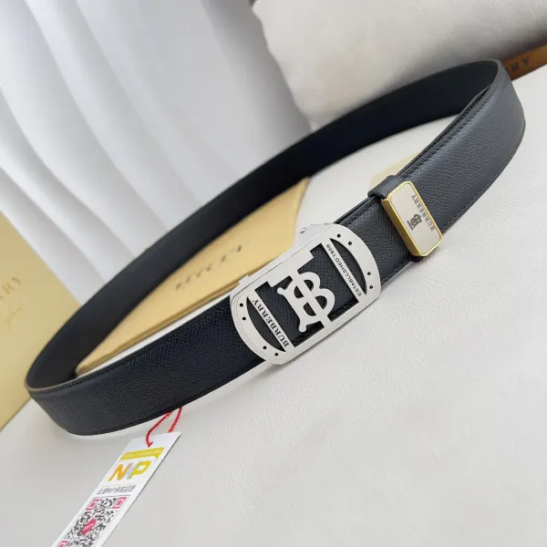 【BURBERRY】(バーバリー) 3.5cmベルト メンズ