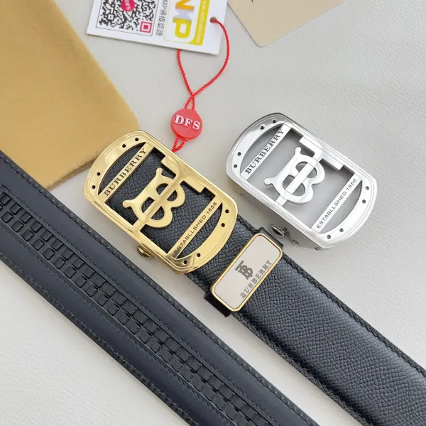 【BURBERRY】(バーバリー) 3.5cmベルト メンズ