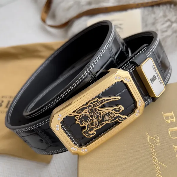 【BURBERRY 】(バーバリー) 3.8cmベルト メンズ