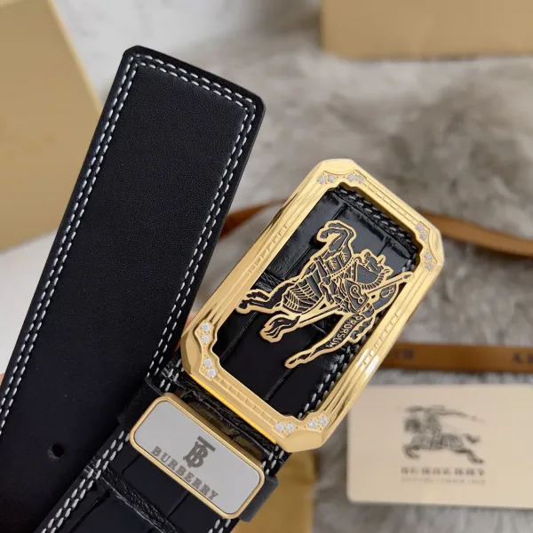 【BURBERRY 】(バーバリー) 3.8cmベルト メンズ