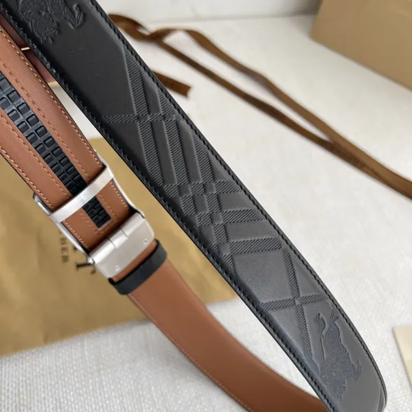 【BURBERRY 】(バーバリー) 3.5cmベルト メンズ