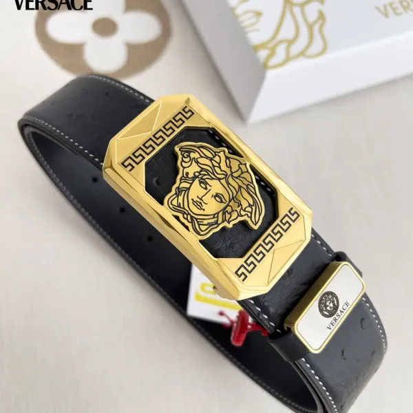 【VERSACE】(ヴェルサーチ) 3.8cmベルト メンズ 240903 【VERSACE】(ヴェルサーチ) 3.8cmベルト メンズ 240903