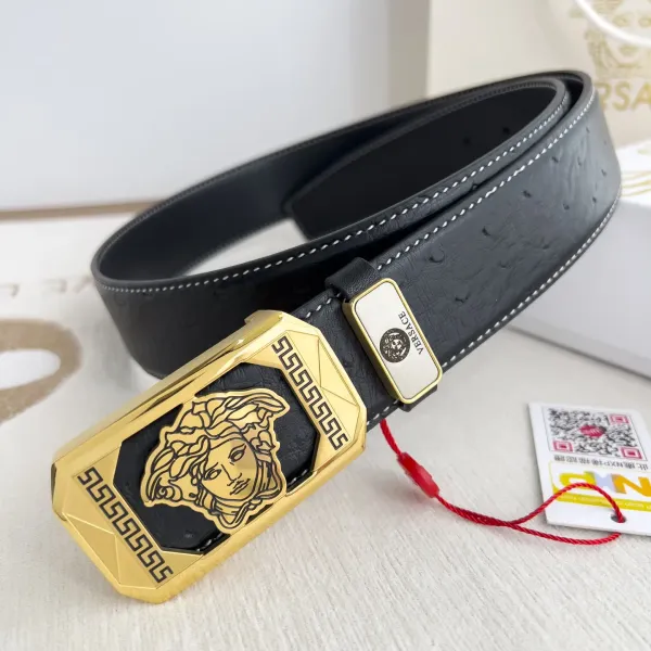 【VERSACE】(ヴェルサーチ) 3.8cmベルト メンズ 240903 【VERSACE】(ヴェルサーチ) 3.8cmベルト メンズ 240903