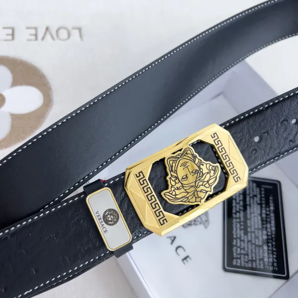 【VERSACE】(ヴェルサーチ) 3.8cmベルト メンズ 240903 【VERSACE】(ヴェルサーチ) 3.8cmベルト メンズ 240903