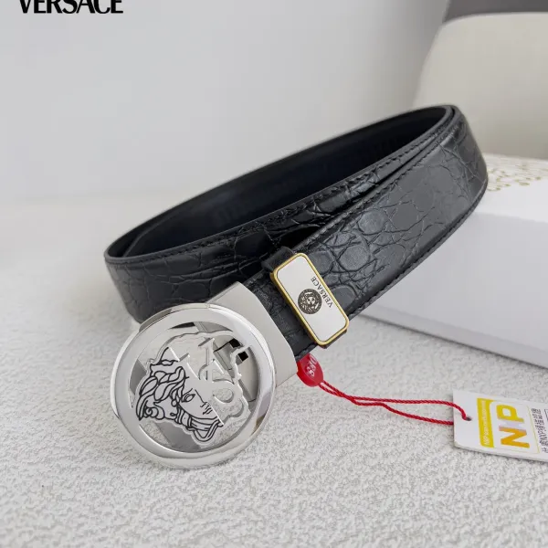 【VERSACE】(ヴェルサーチ) 3.5cmベルト メンズ 240903