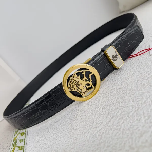 【VERSACE】(ヴェルサーチ) 3.5cmベルト メンズ 240903