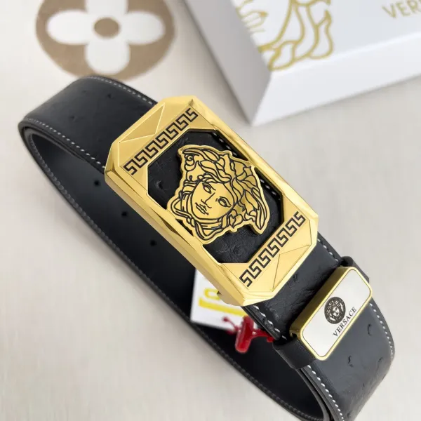 【VERSACE】(ヴェルサーチ) 3.5cmベルト メンズ 240903