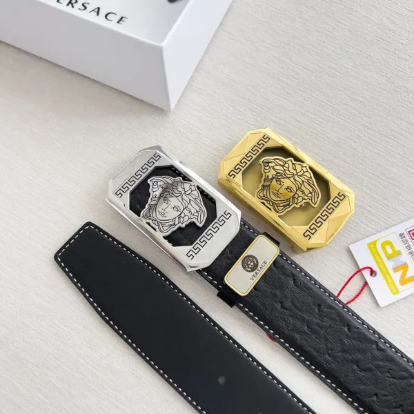 【VERSACE】(ヴェルサーチ) 3.5cmベルト メンズ 240903