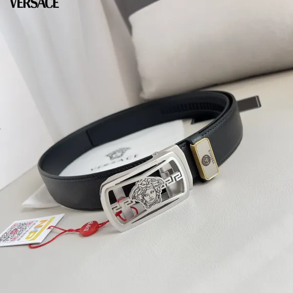【VERSACE】(ヴェルサーチ) 3.5cmベルト メンズ 24706