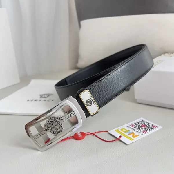 【VERSACE】(ヴェルサーチ) 3.5cmベルト メンズ 24706