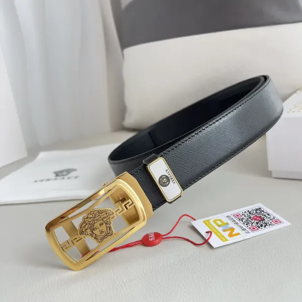 【VERSACE】(ヴェルサーチ) 3.5cmベルト メンズ 24706