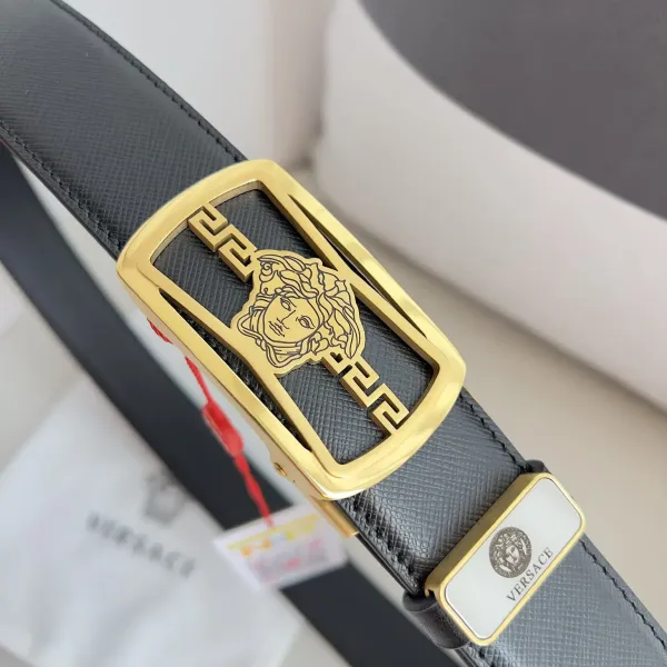 【VERSACE】(ヴェルサーチ) 3.5cmベルト メンズ 24706