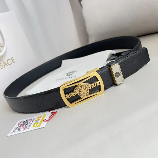【VERSACE】(ヴェルサーチ) 3.5cmベルト メンズ 24706