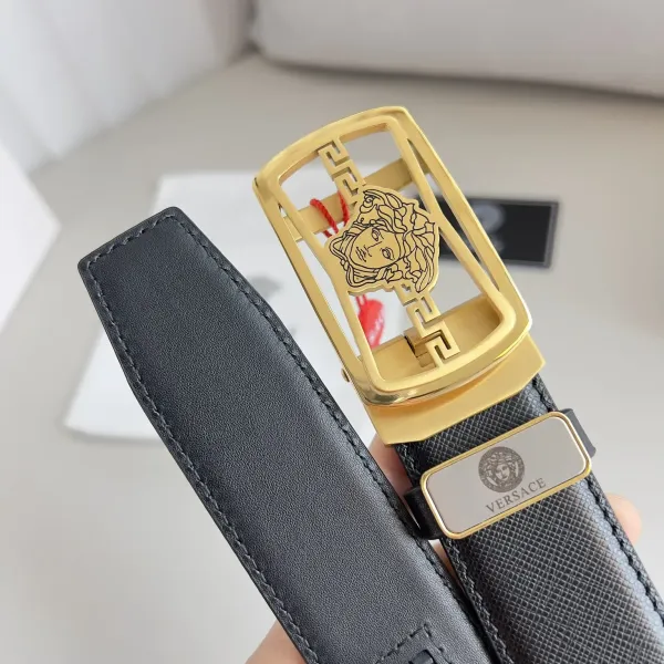 【VERSACE】(ヴェルサーチ) 3.5cmベルト メンズ 24706