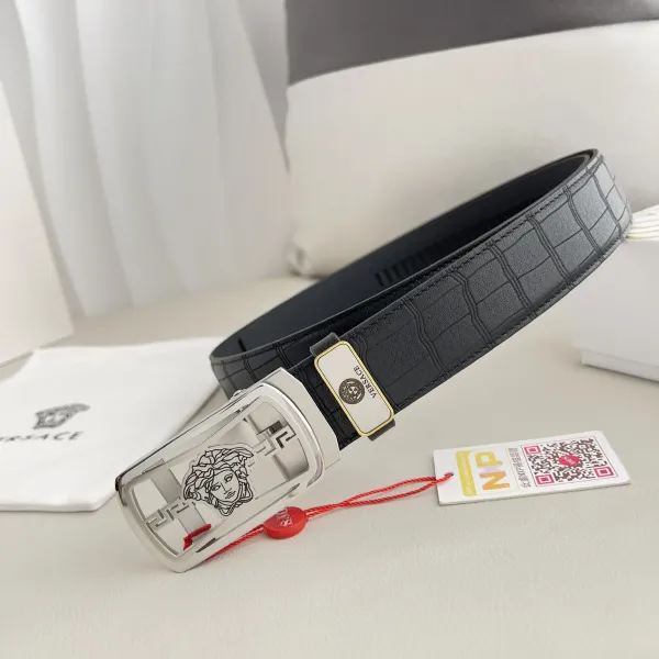 【VERSACE】(ヴェルサーチ) 3.5cmベルト メンズ 24706